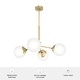preview thumbnail 7 of 7, Hunter Hepburn Chandelier - Dining Room, Entry - Retro/Minimalistic, Sputnik