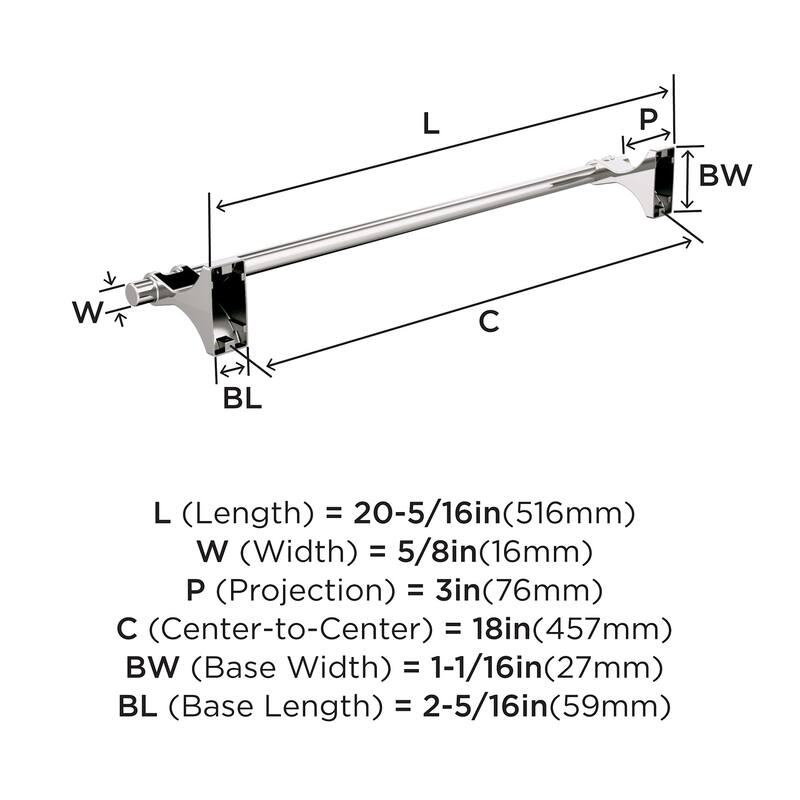Amerock Davenport 18" Towel Bar