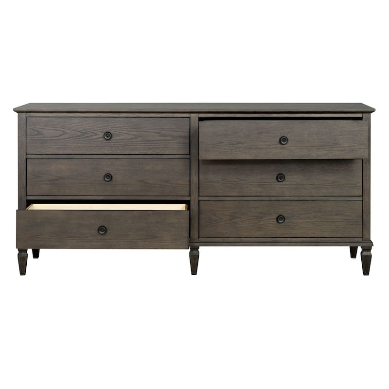 Madison Park Signature Victoria 6-drawer wood dresser (70")
