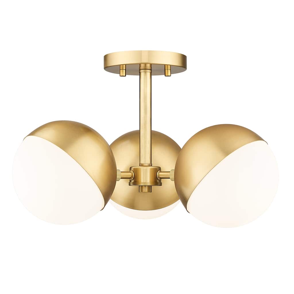 Z-Lite 7517-3SF Realm Sphere 3 Light 18" Wide Semi-flush Ceiling