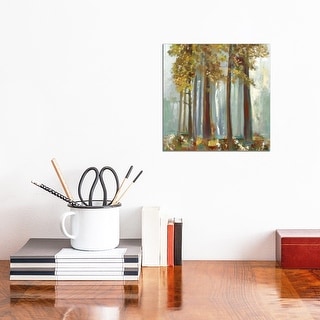 iCanvas "Upon The Leaves II, Square" by Allison Pearce Canvas Print