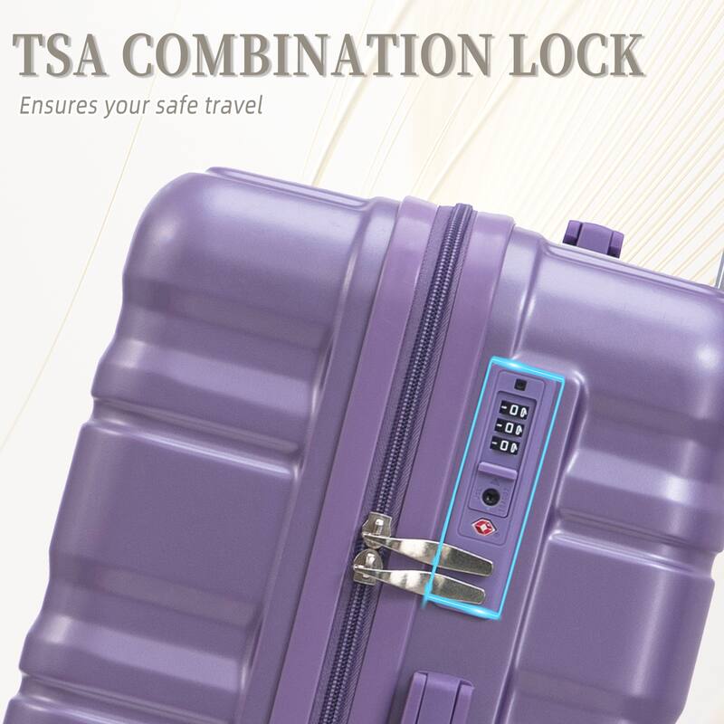 Luggage Sets 3 Piece Suitcases with Wheels, Suitcase Set ABS Hard Case Luggage with TSA Combination Lock, for Men and Women