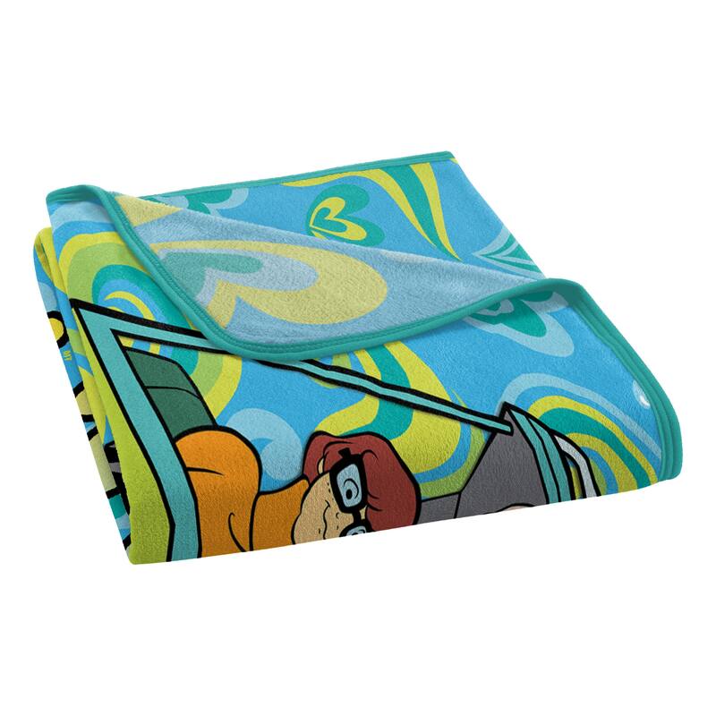 Scooby Doo Groovy Baby Micro Raschel Throw Blanket