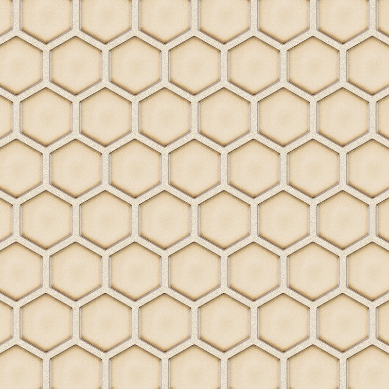 Merola Tile Hudson Due 2" Hex Caffe 10-7/8" x 12-5/8" Porcelain Mosaic Floor and Wall Tile