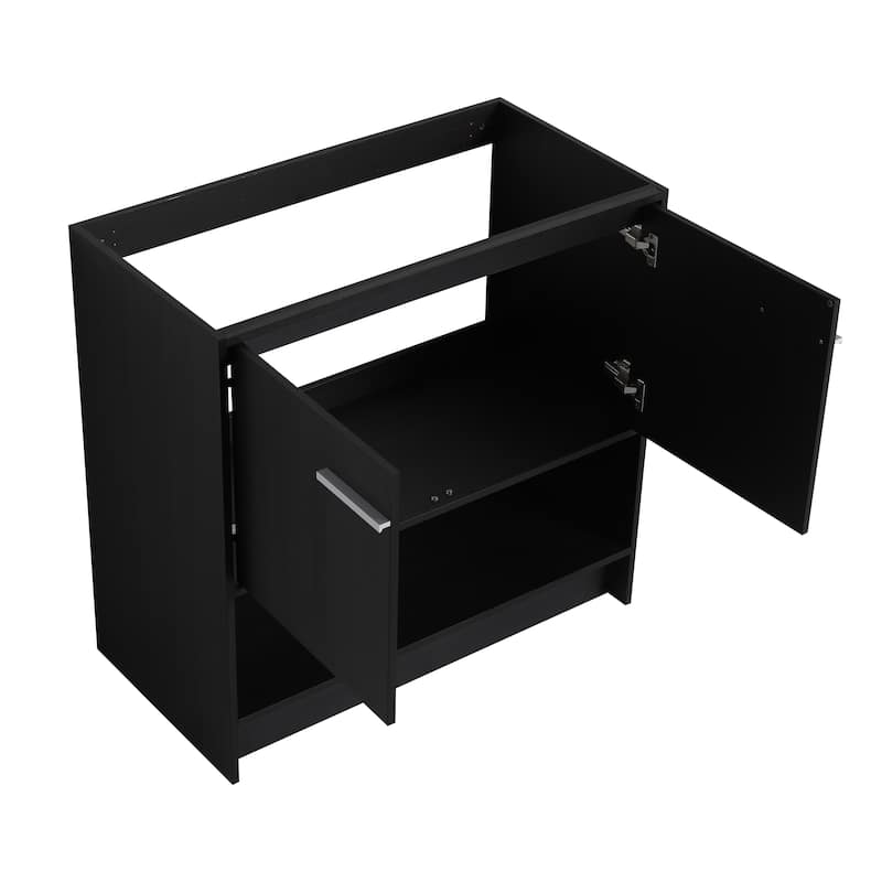 Malwee 30"/36" FreeStanding Bathroom Vanity, Floor Stand Bathroom Vanity with Sink and Soft Close Door