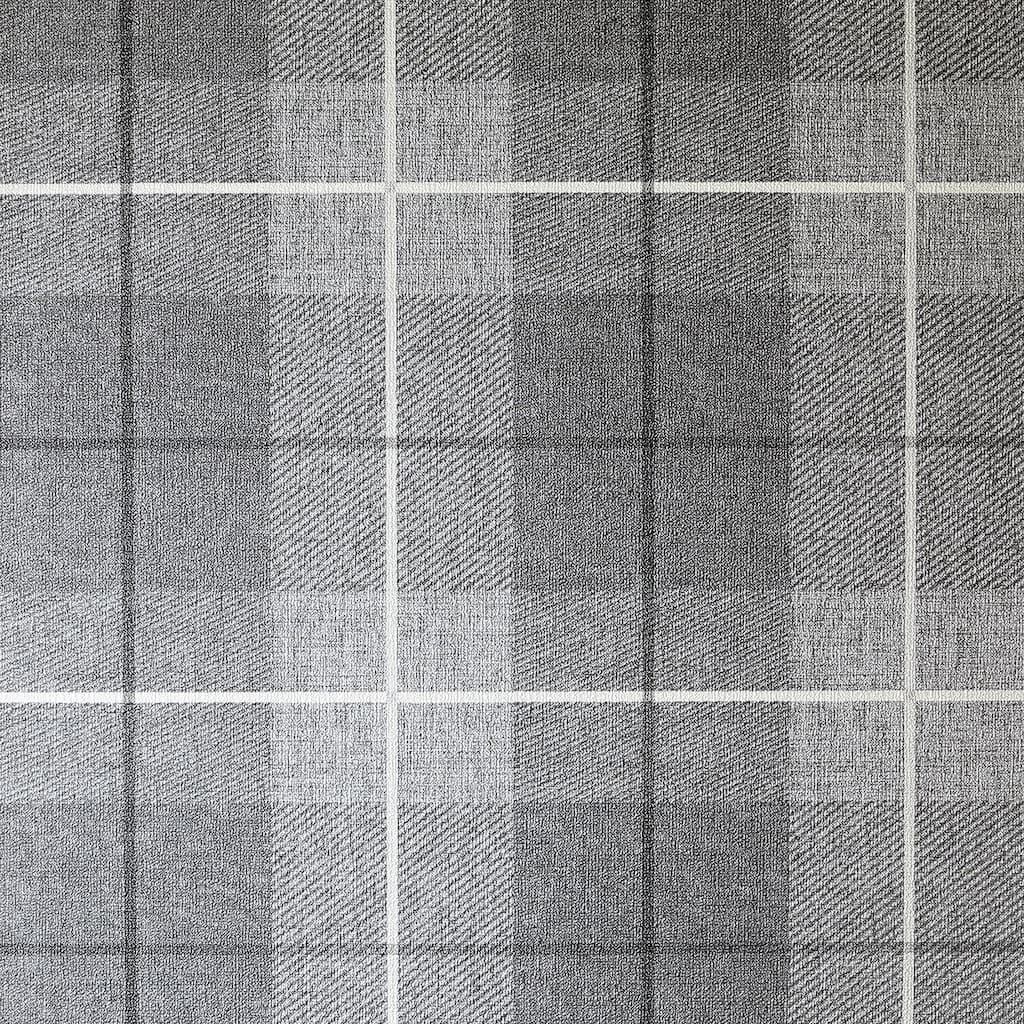 Arthouse Hector Charcoal Plaid Wallpaper