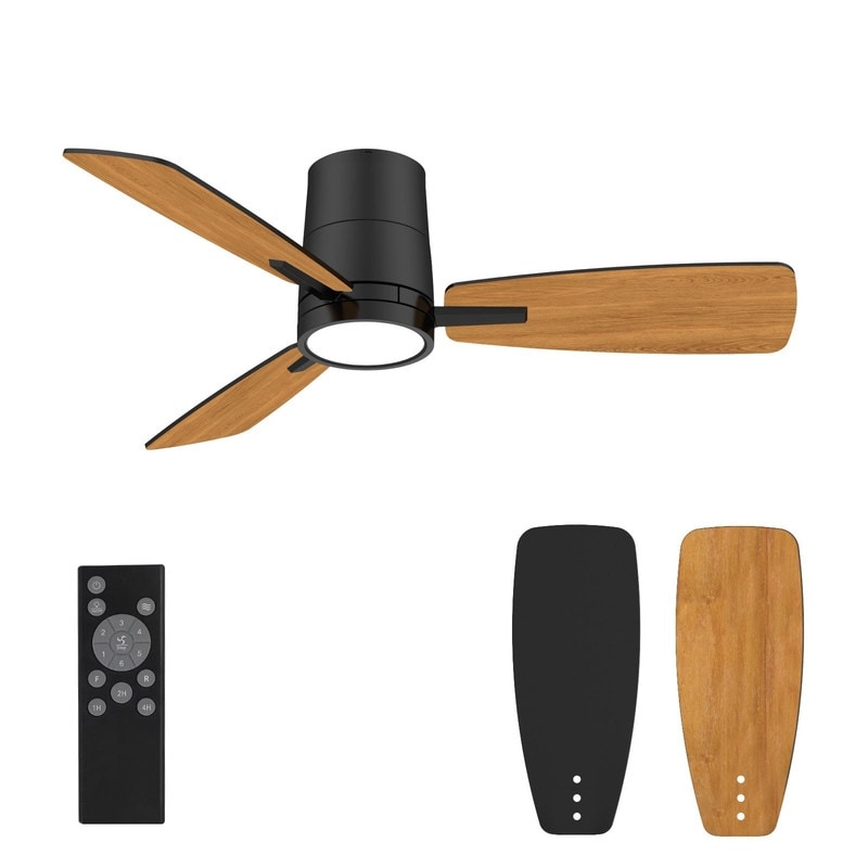 Ceiling Fans with Lights,42 inch,Quiet Reversible Motor,Easy to Install,6 Speeds,3CCT,Timer
