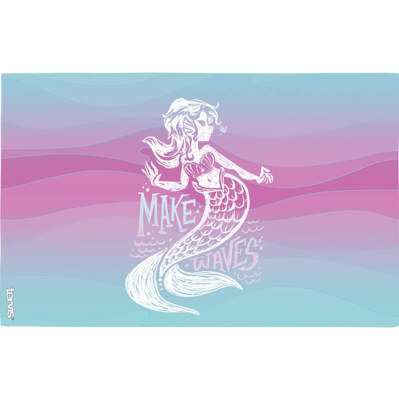 Tervis Mermaids Make Waves Made in USA Double Walled Insulated Travel Tumbler, Clear - 16oz