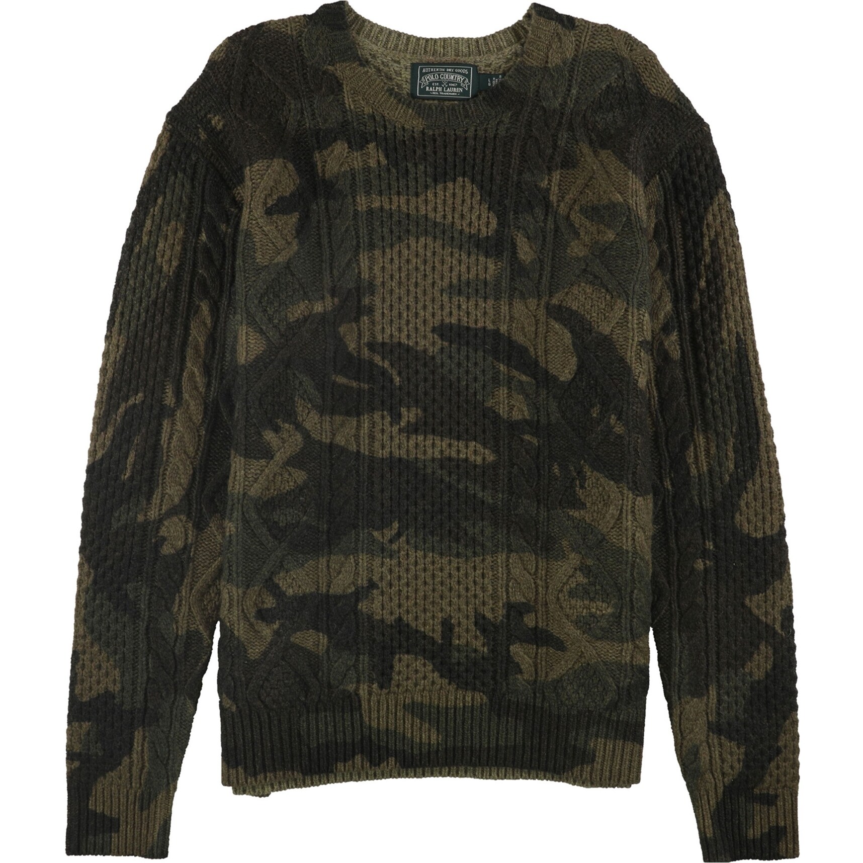 camo sweater mens