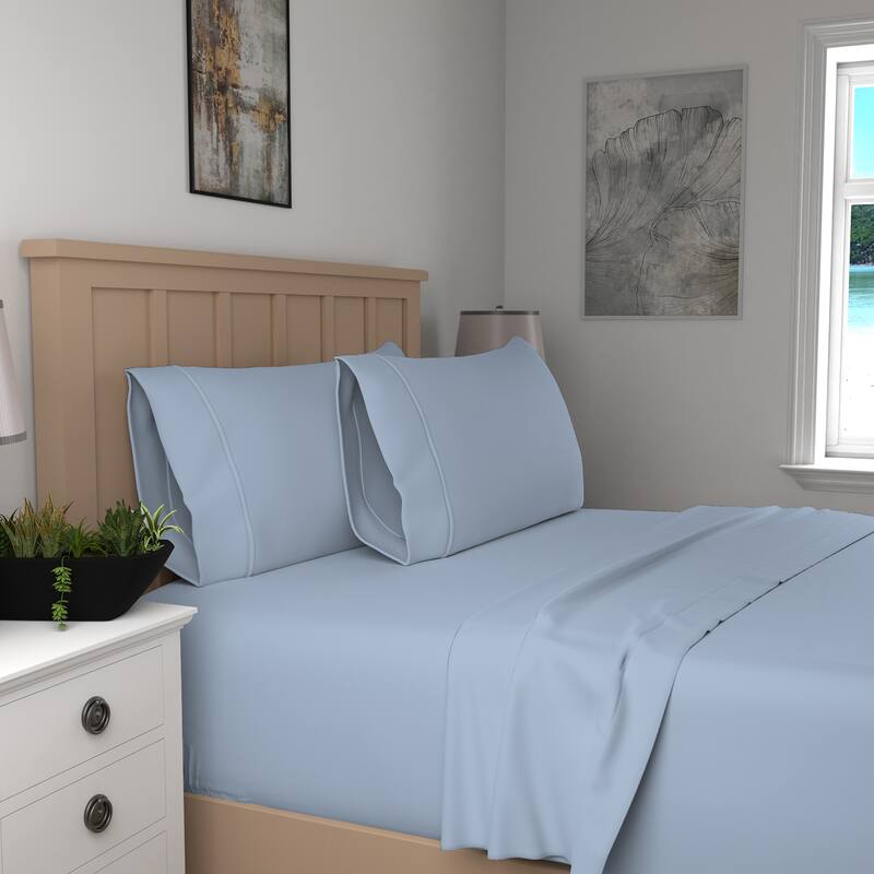 Purity Home Cotton Breathable And Lightweight Deep Pocket Sheet Set