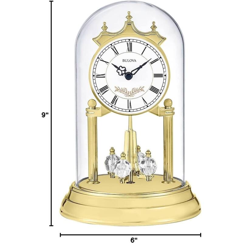 Bulova B8821 Heather Anniversary Clock