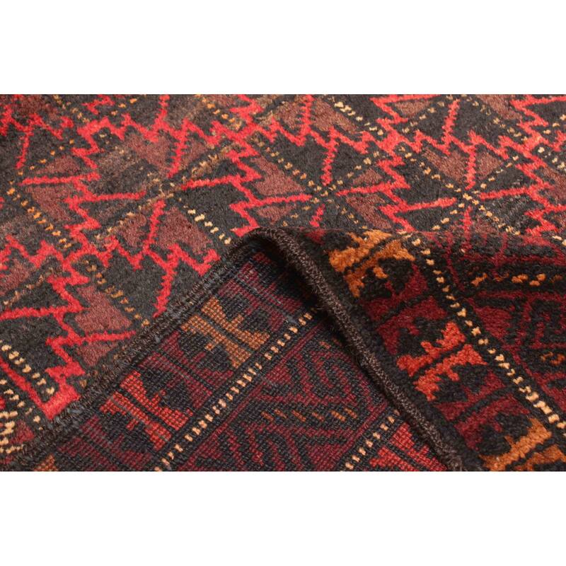 ECARPETGALLERY Hand-knotted Teimani Black Wool Rug - 2'10 x 4'4