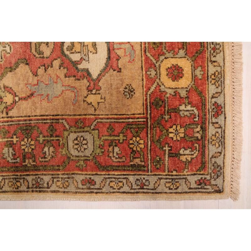 ECARPETGALLERY Hand-knotted Jules Sultane Cream Wool Rug - 4'0 x 6'1