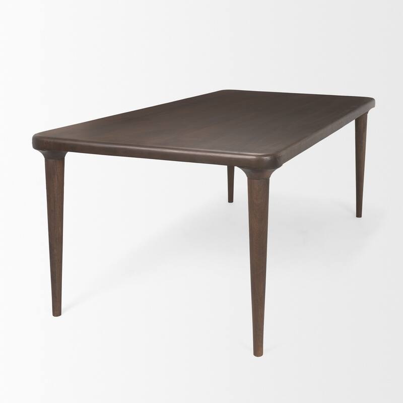 Suvan 72" Medium Brown Rectangular Solid Wood Table