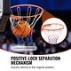 preview thumbnail 6 of 19, Basketball Rim, Wall Door Mounted Basketball Hoop, Heavy Duty Q235 Basketball Flex Rim Goal Replacement with Net