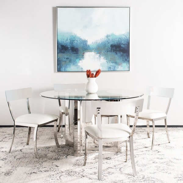 Safavieh white dining best sale chair
