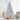 Clihome 7.5 Ft Snow Flocked Hinged Artificial Christmas Tree without Lights