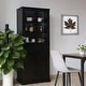 preview thumbnail 11 of 25, VEIKOUS 72 in. H Kitchen Storage Pantry Cabinet Closet with Doors and Adjustable Shelves Black