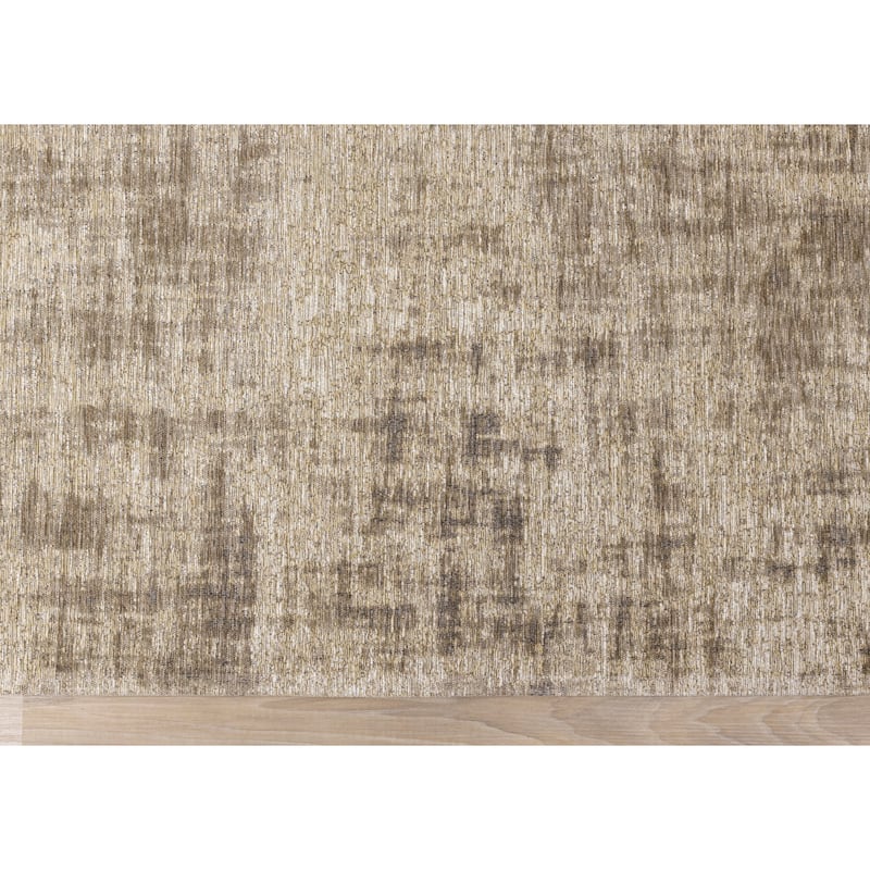 Kylie Collection - Cream/ Beige Distressed Rug - 5'1" x 7'7"