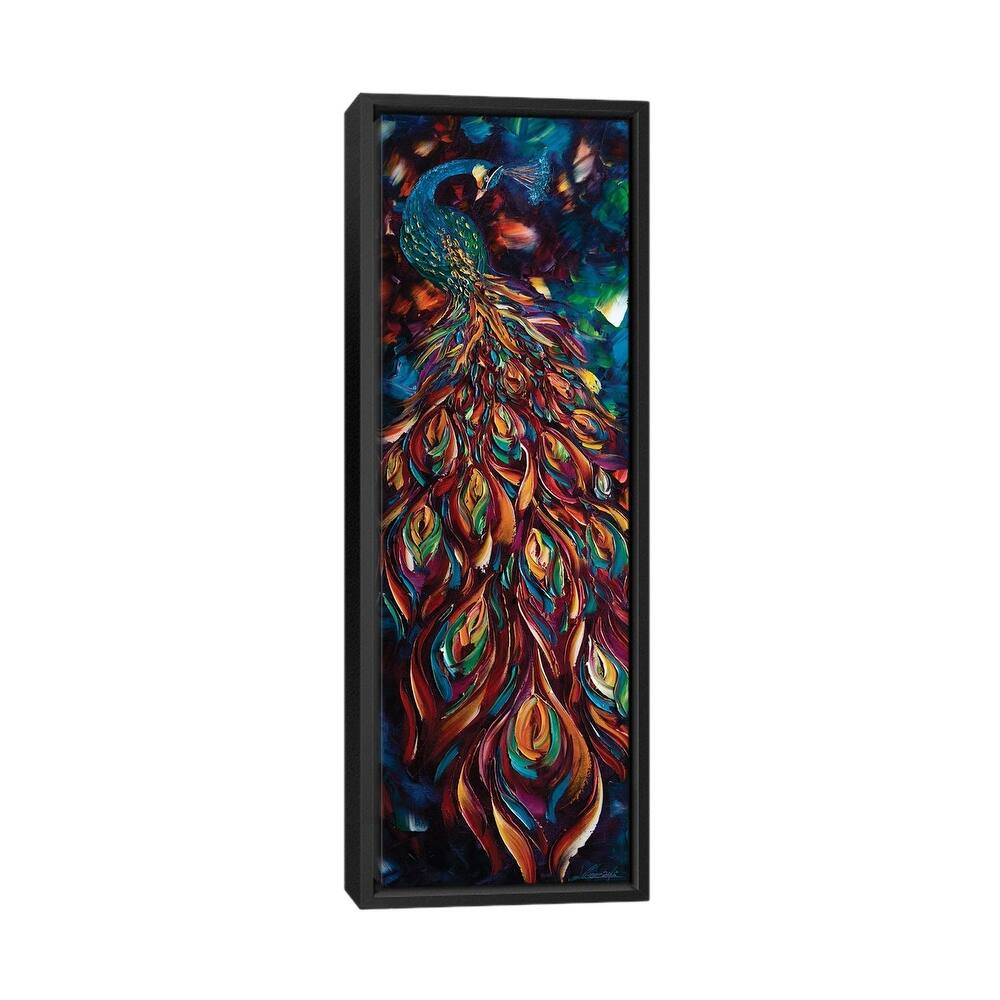iCanvas "Peacock IX" by Willson Lau Framed Canvas Print