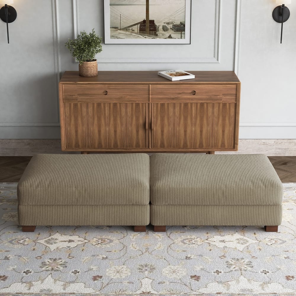 Modern Sofa Ottoman Foot Rest Stool for Living Room