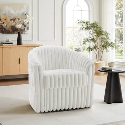 Single Sofa Armchair Swivel Barrel Chair