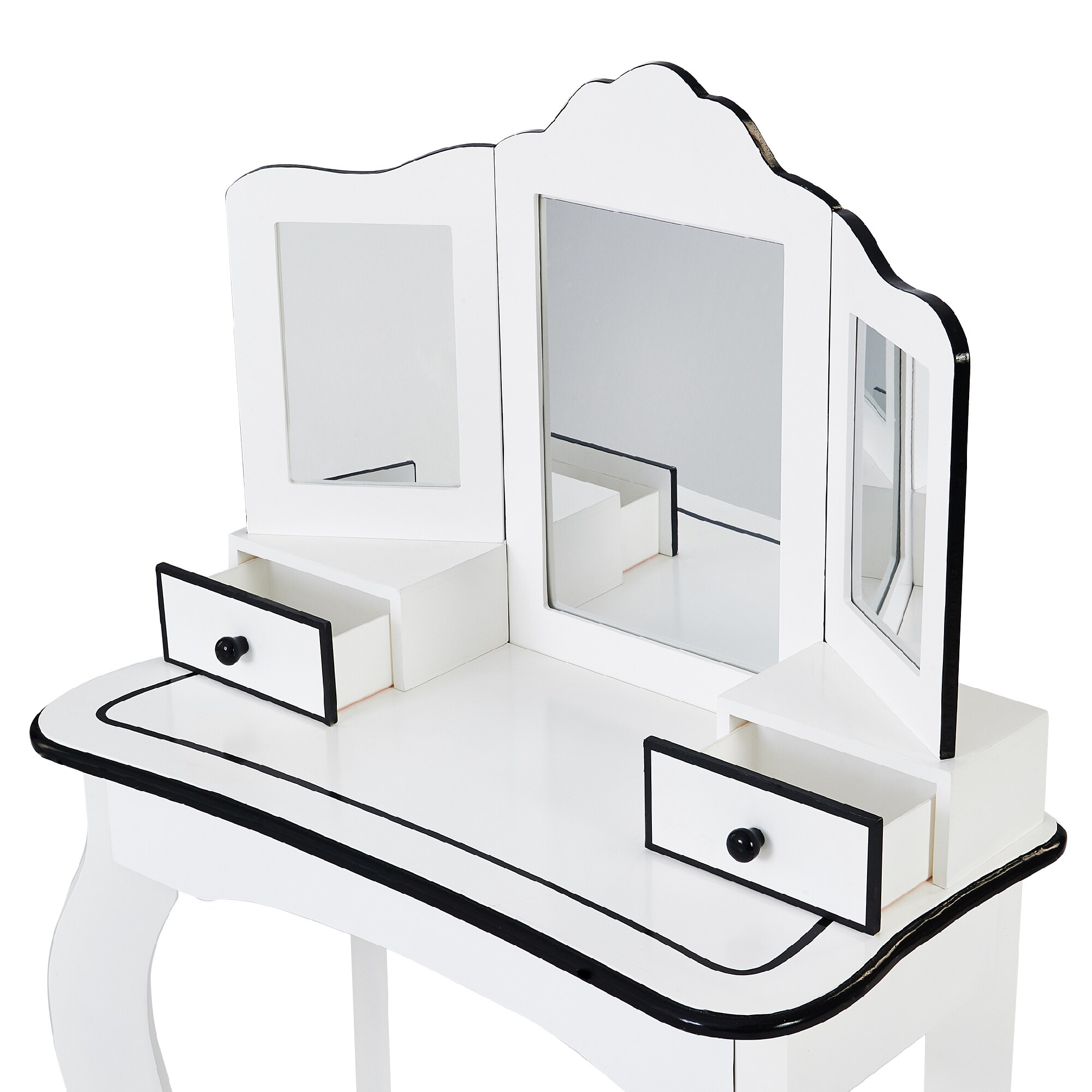 linon sadie youth vanity set