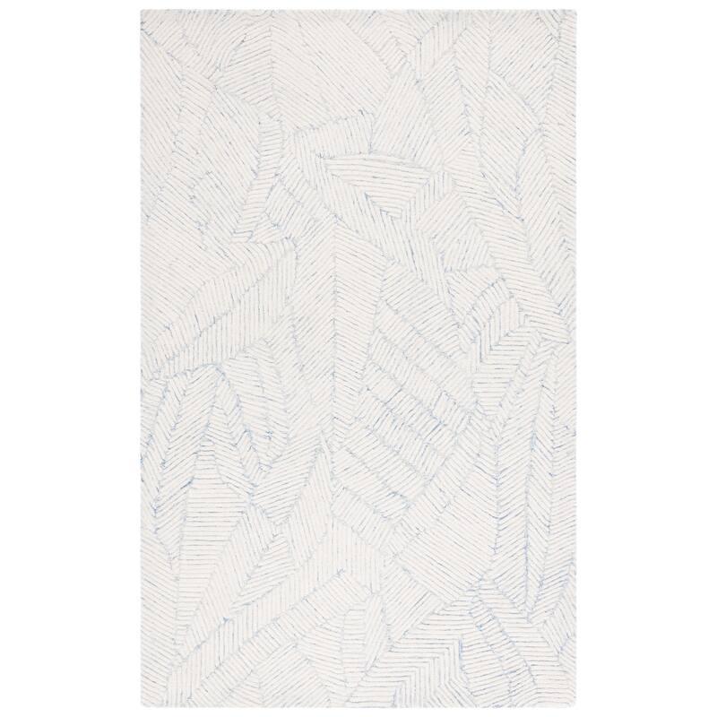 SAFAVIEH Handmade Ebony Jevdokija Modern & Contemporary Wool Rug