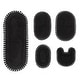 preview thumbnail 52 of 58, Hampton Crochet Bathmat 100% Cotton Non-Slip Bathroom Rug Set, Machine Washable Bath Rug, 5 Piece Bath Mat Set with Contour
