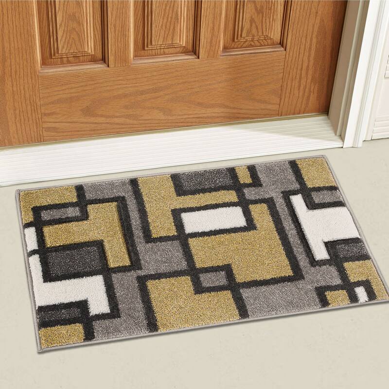 Well Woven Modern Geometric Mat Accent Rug - 2' x 3' - 2' x 3'