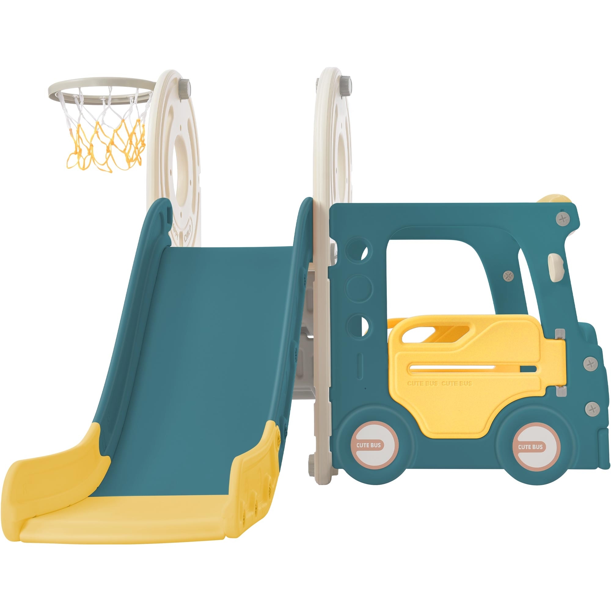 Bus top slide toy