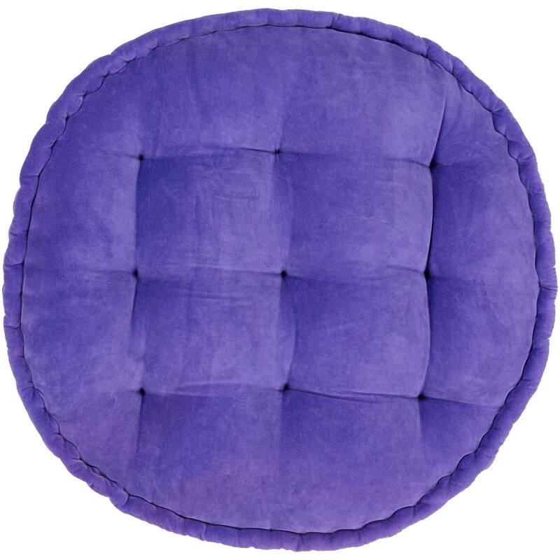 Livabliss Atlanta Deep Button Tufted Velvet Floor Pillow