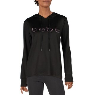 Sports Fitness Bebe Sport Women S Holographic French Terry Hoodie Clothing Detoegift Com