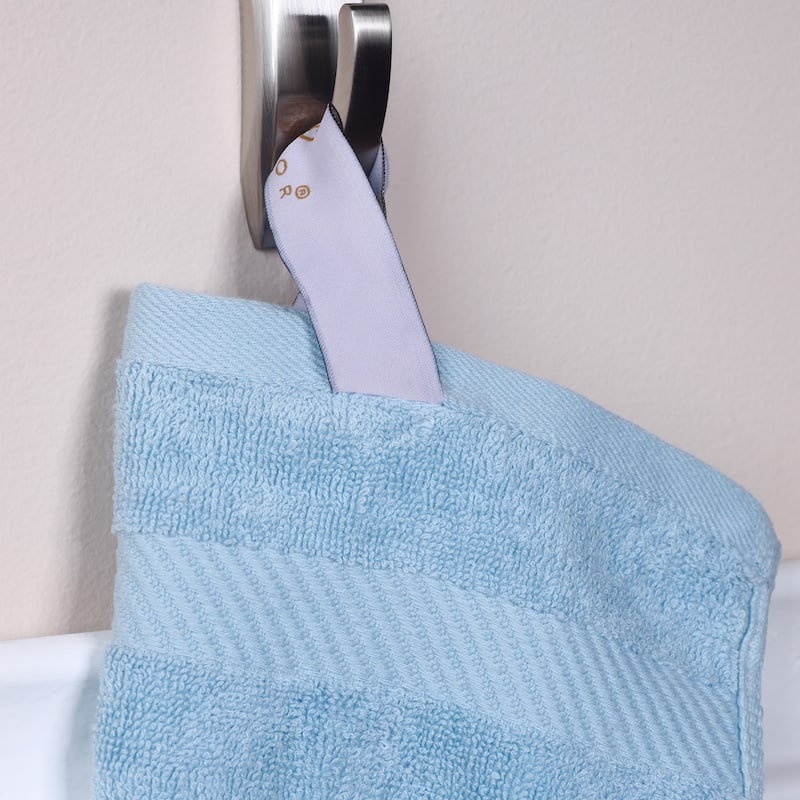Superior Luxury Solid Highly Absorbent Egyptian Cotton Hand Towel - (Set of 6)