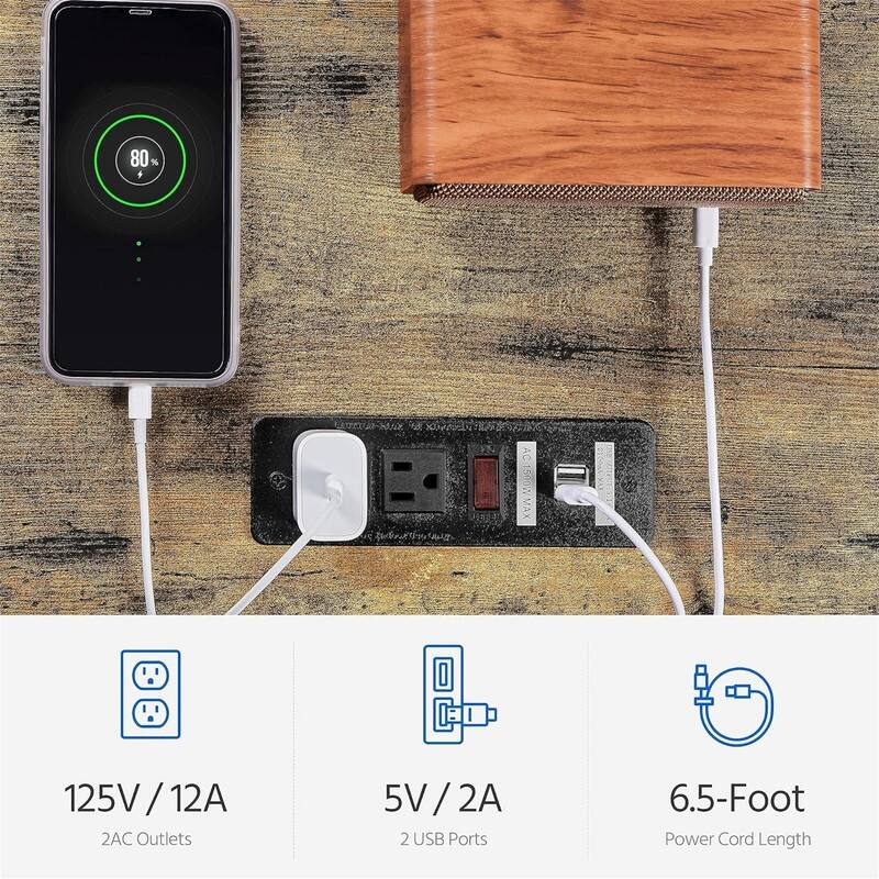 Nightstand with Charging Station