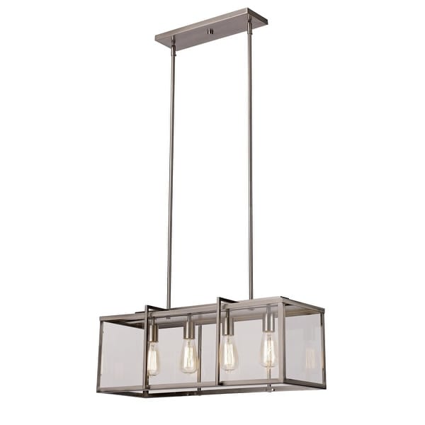 Trans Globe Lighting 10214 Boxed 4 Light Adjustable Linear Chandelier