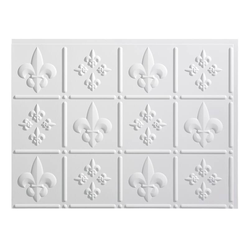 FASÄDE Fleur de Lis Decorative Vinyl Backsplash Panel