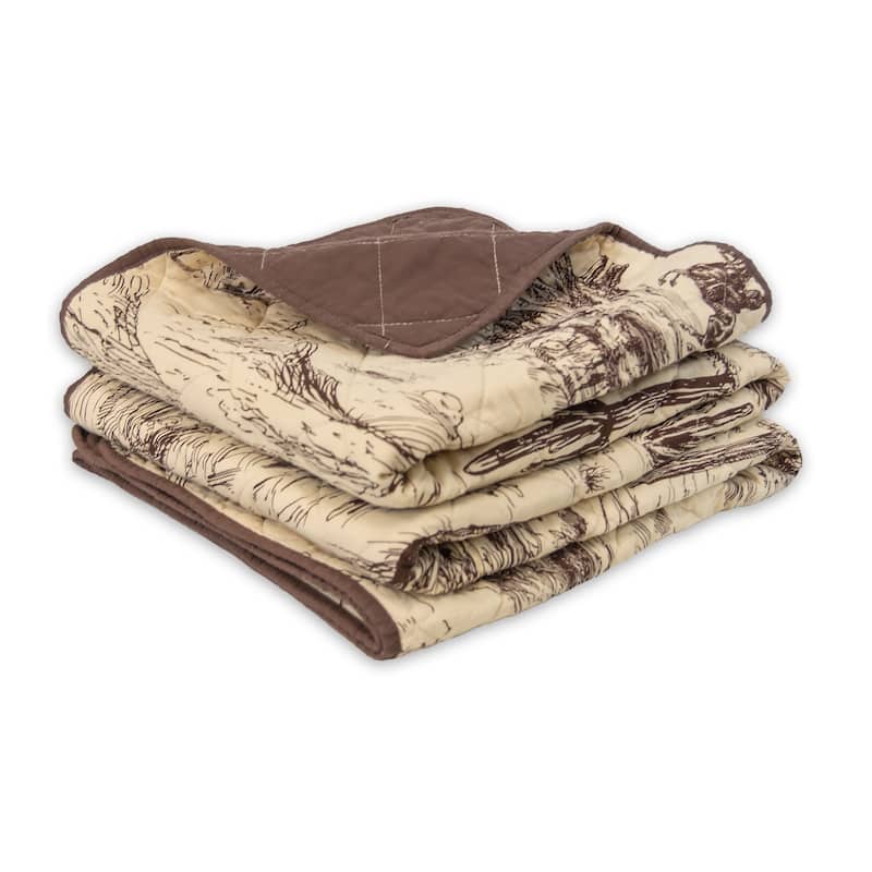 Donna Sharp Cowboy Cotton Throw Blanket