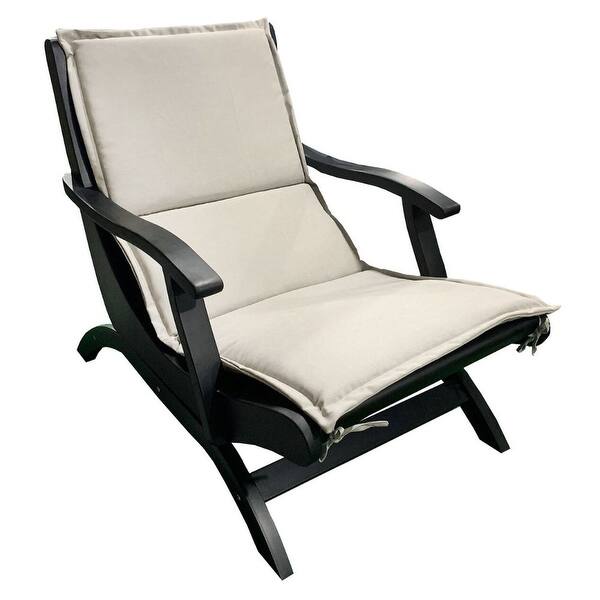 Shop Courtyard Casual Sheldon Acacia Wood Lounger With Cushion Overstock 31600865
