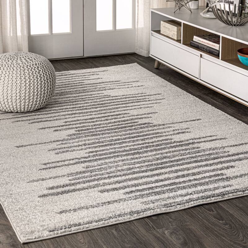 JONATHAN Y Aisha Berber Stripe Geometric Area Rug