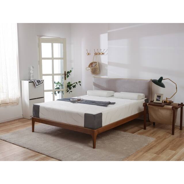 10 Inch Hybrid Mattress, Cooling Memory Foam Spring Sleep & Pressure Relief And Medium-Firm Mattress, CertiPUR-US Certified