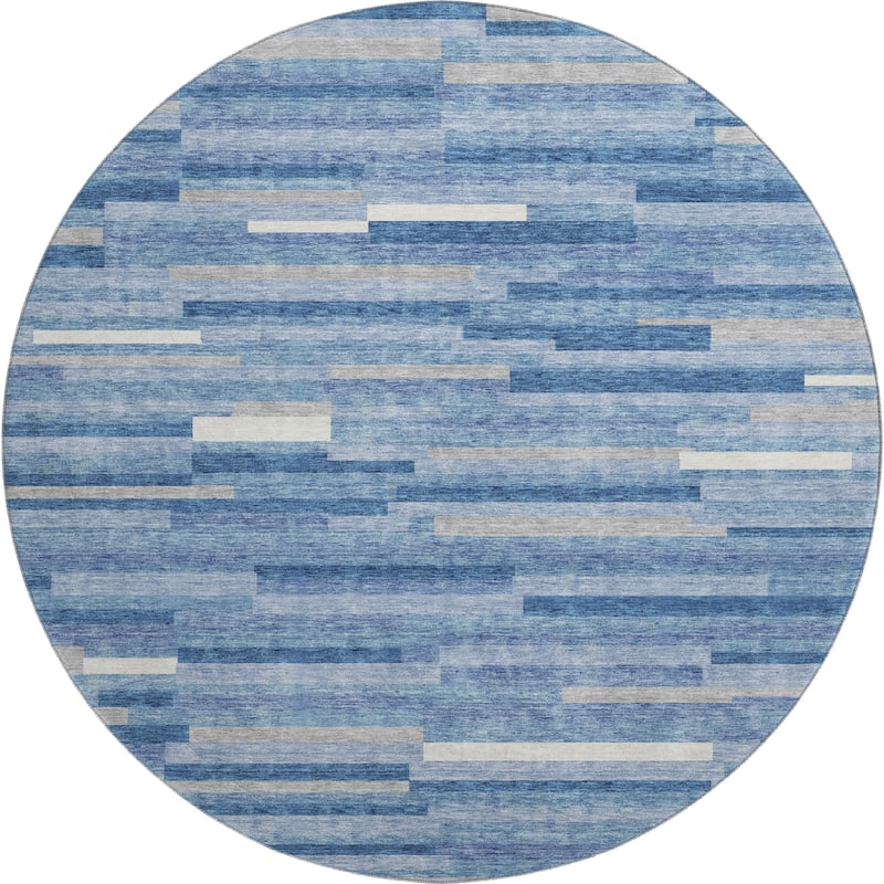 Premium Washable Super Soft Geo Stripes Mayfield Rug