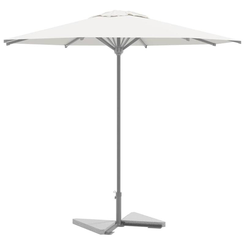 vidaXL Umbrella Weight Plate Grey Granite Compact Umbrella Weight Plate - 16.1 x 16.1 x 2.0 in