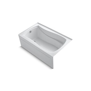 Kohler Mariposa  60" X 36" Alcove Bath With Integral Apron, Integral Flange And Left-Hand Drain White 