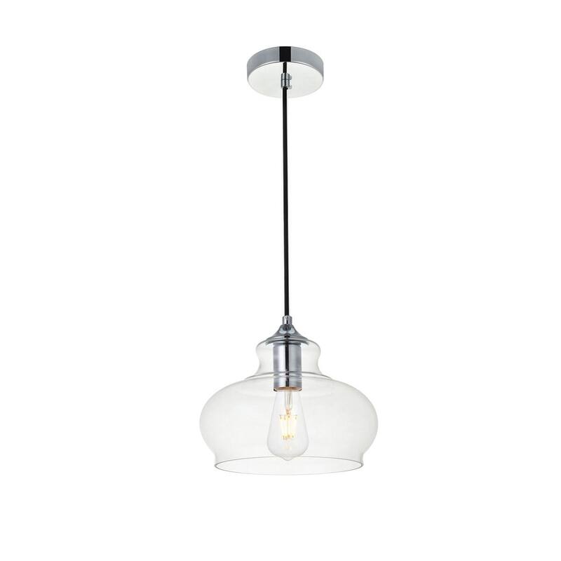 Clear Glass 1-light Pendant