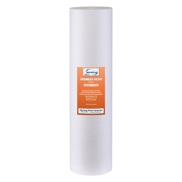 Clear Choice Sediment Water Filter 1 Micron 20 x 4.50 Water Filter Cartridge Replacement 20 inch RO System 255493-43 ECP1-20BB PBB-P20-1 1-Pk Clear Choice Sediment Water Filter 1 Micron 20 x 4.50 Water Filter Cartridge Replacement 20 inch RO System 255493-43 ECP1-20BB PBB-P20-1 1-Pk