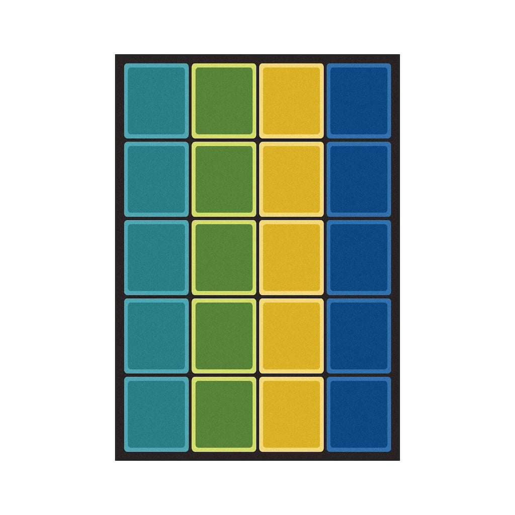 Earthtone - durable soft decorative rug for home, living room & bedroom - 5' Octagon