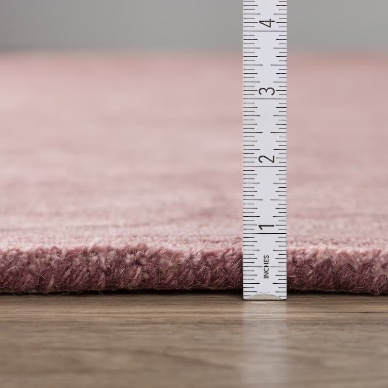 Addison Cooper Multi Shade Solid Wool Area Rug