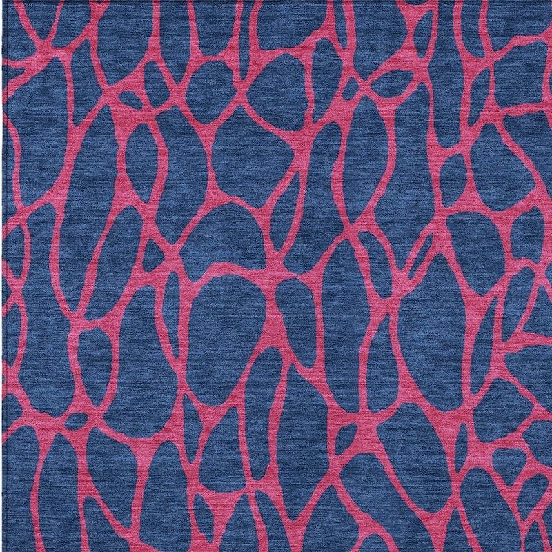 HomeRoots Geometric Transitional Rectangle Outdoor Rug