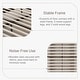 preview thumbnail 22 of 70, Spruce & Spring Eleanor Upholstered Platform Bed Frame with Vertical Stripe Headboard